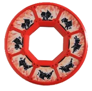 Shinken Red's Shishi Disk (for Shishi Origami)