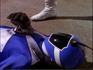 Lightspeed Rescue's Blue Cyborg Ranger