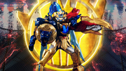 TegaSword Blue DekaClaw's first appearance