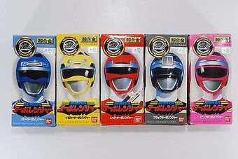 バンダイ 高速戦隊ターボレンジャー レッドターボ ヘルメット