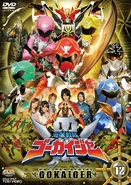 Gokaiger DVD Volume 12 cover