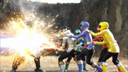 GokaiGalleon Buster (Show-stopping Wave)
