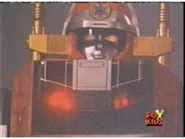 Lightspeed Megazord eyes glow