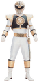 White Mighty Morphin Power Ranger Primator Prince Gasket