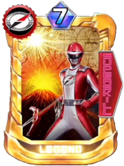 BoukenRed Card in Super Sentai Legend Wars