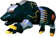 Black Bear Wildzord (Possessed by Zen-Aku, then purified, alive)
