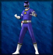 Blue Racer as depicted in Super Sentai Battle: Dice-O.