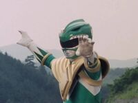 Mighty Morphin Green Ranger Pose