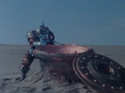 Bookback yells for Bandora to awaken