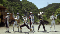 Gokai Change-Silver Rangers