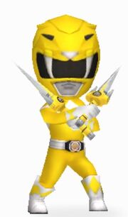 Mighty Morphin Yellow Ranger in Power Rangers Dash