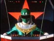 Red Battlezord Cockpit with Green Ranger