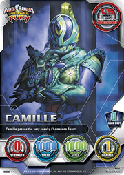 Collectible Card Game Green Chameleon Warrior