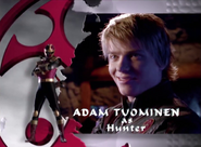 Hunter w czołówce serii PR Ninja Storm.