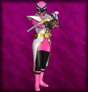 Super Shinken Pink as depicted in Super Sentai Battle: Dice-O.