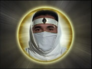 White Ninja Mask and Headband