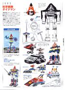 Dyna Robo, vehicles, and DyJupiter concept art