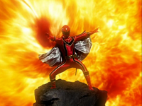 Red Mystic Ranger Fearsome as Fire Red Mystic Ranger