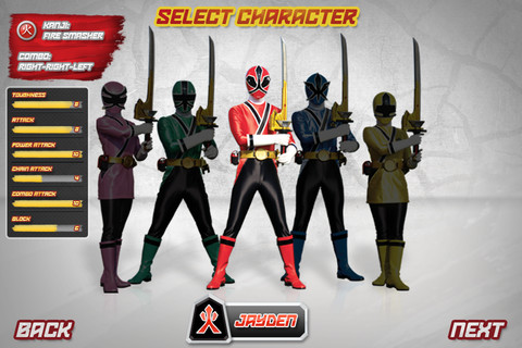 power rangers super samurai games free