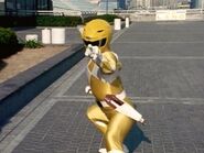 Primator as Mighty Morphin Yellow Ranger.