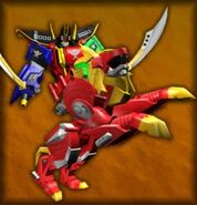 GokaiOh as depicted in Super Sentai Battle: Dice-O