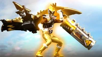 Dino Charge Gold Ranger Pterodactyl, Power Ranger Gold!