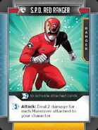 S.P.D. Red Ranger in Power Rangers Deck-Building Game.