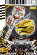 Black "Miracle Gosei Power" Card