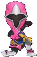 Pink Ninja Steel Ranger in Power Rangers Dash