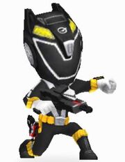 Black RPM Ranger in Power Rangers Dash