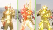 Zi-O, Saber, Zero-One