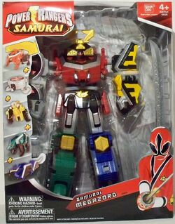 Samurai deals megazord toy