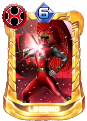 HurricaneRed Card in Super Sentai Legend Wars