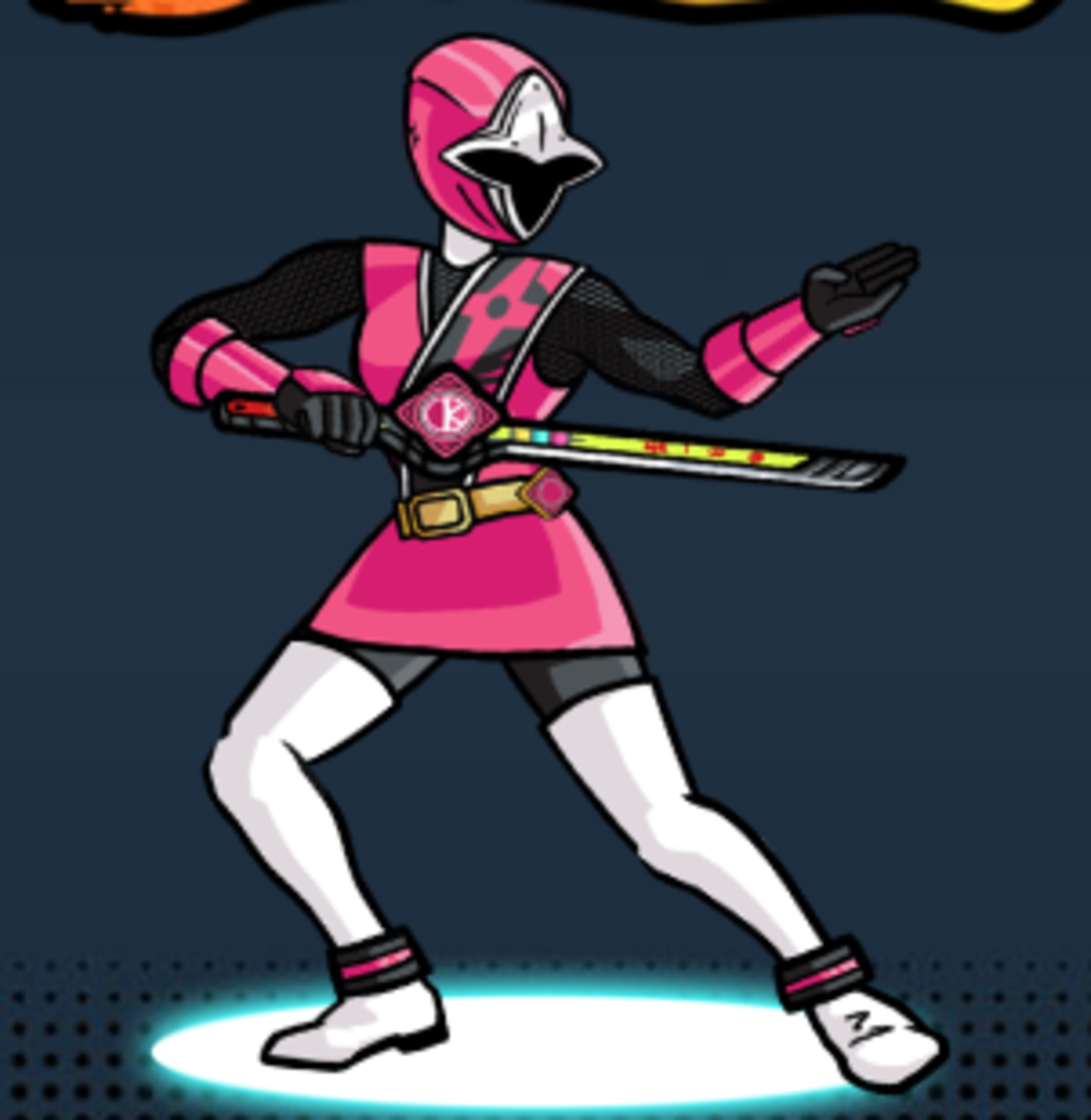 Sarah Thompson, Pink Ninja Steel Ranger - Morphin' Legacy