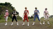 Gokai Change-Changeman (Episode 35).png (1.86 MB) Changeman Full Team Change