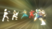 Golden Power Staff in Super Megaforce