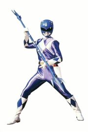 Mighty Morphin Blue Ranger in Power Rangers Key Scanner