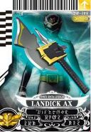 "Landick Ax" Card