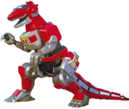 The Tyrannosaurus Dinozord (controlled by Pirantishead, destroyed but repurposed)