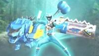 Kyoryu Cyan The Steel Brave, Kyoryu Cyan!