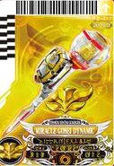 Yellow "Miracle Gosei Dynamic" Card