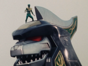 DragonRanger on DragonCaesar's head