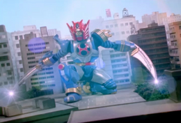 Megazord w Trybie Błyskawicznym.