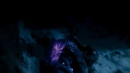 Albert holding the Purple Energem