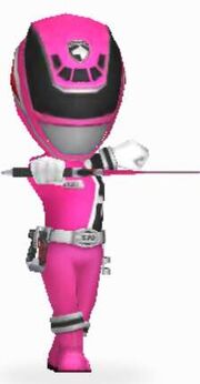 Pink SPD Ranger in Power Rangers Dash