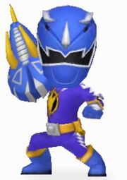 Blue Dino Ranger in Power Rangers Dash