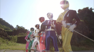 Dekaranger Full team Change.