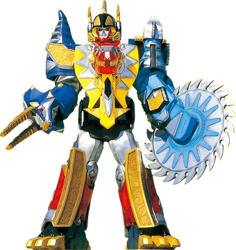 Thundersaurus megazord toy top