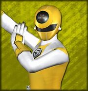 Yellow Mask as depicted in Super Sentai Battle: Dice-O.