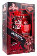 SDCC 2021 Clear Red Super 7 Super Cyborg Megazord inside packaging